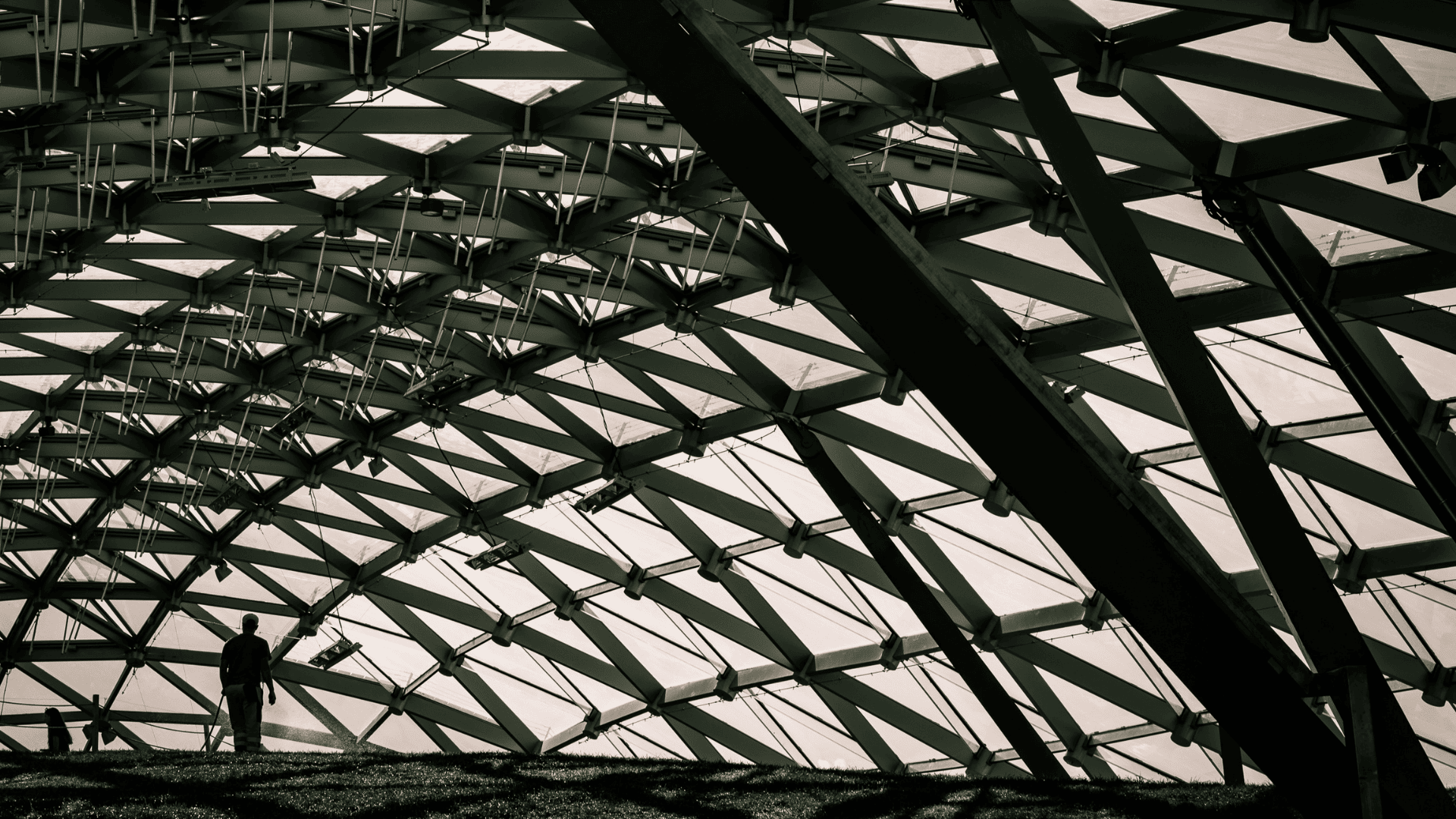 steel metal beams structure