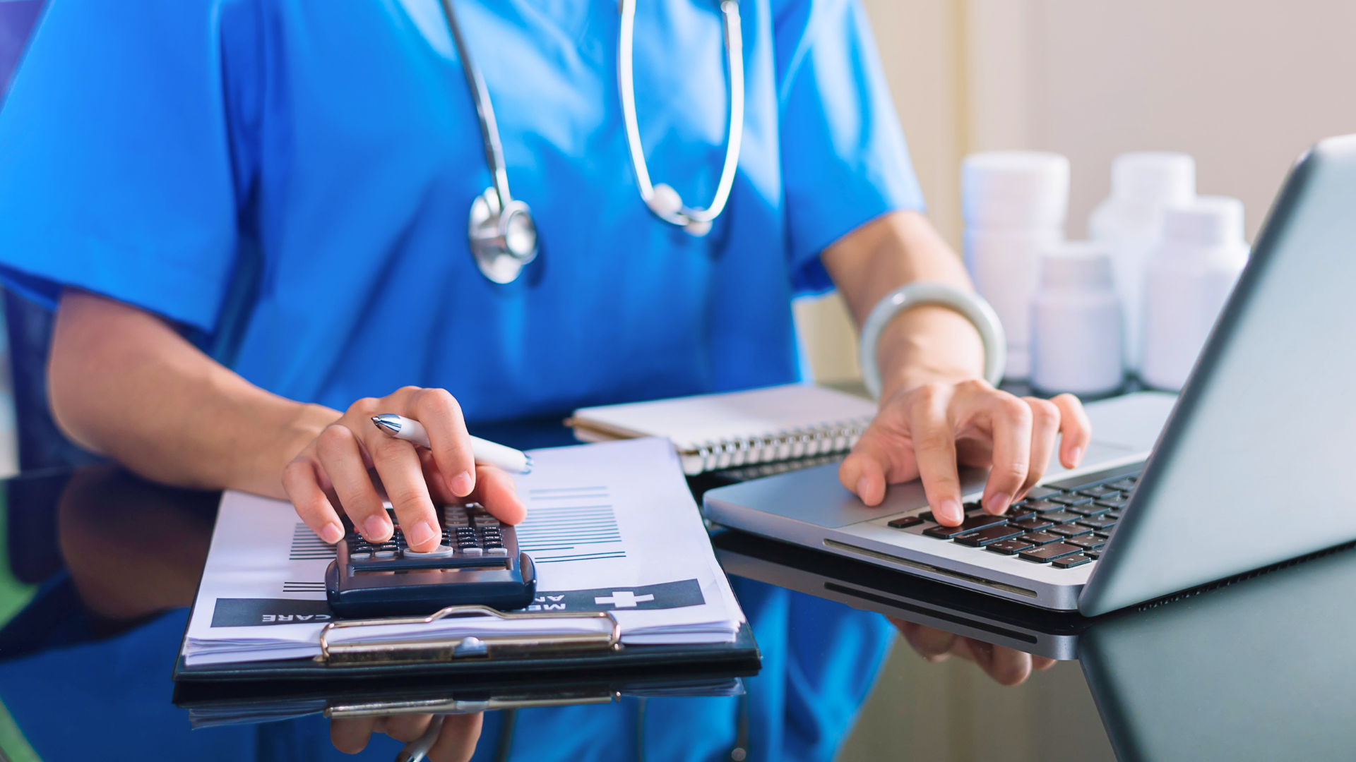 healthcare costs and fees concept